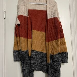Colorblock Knit Women's Sweater
